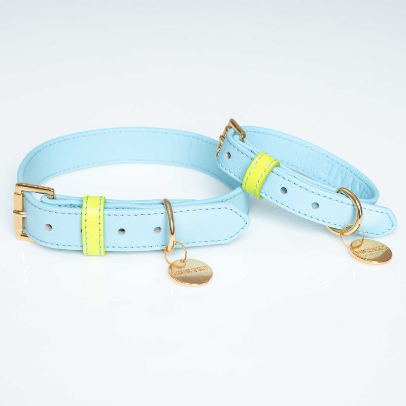 COLLAR BABYBLUE/LEMON