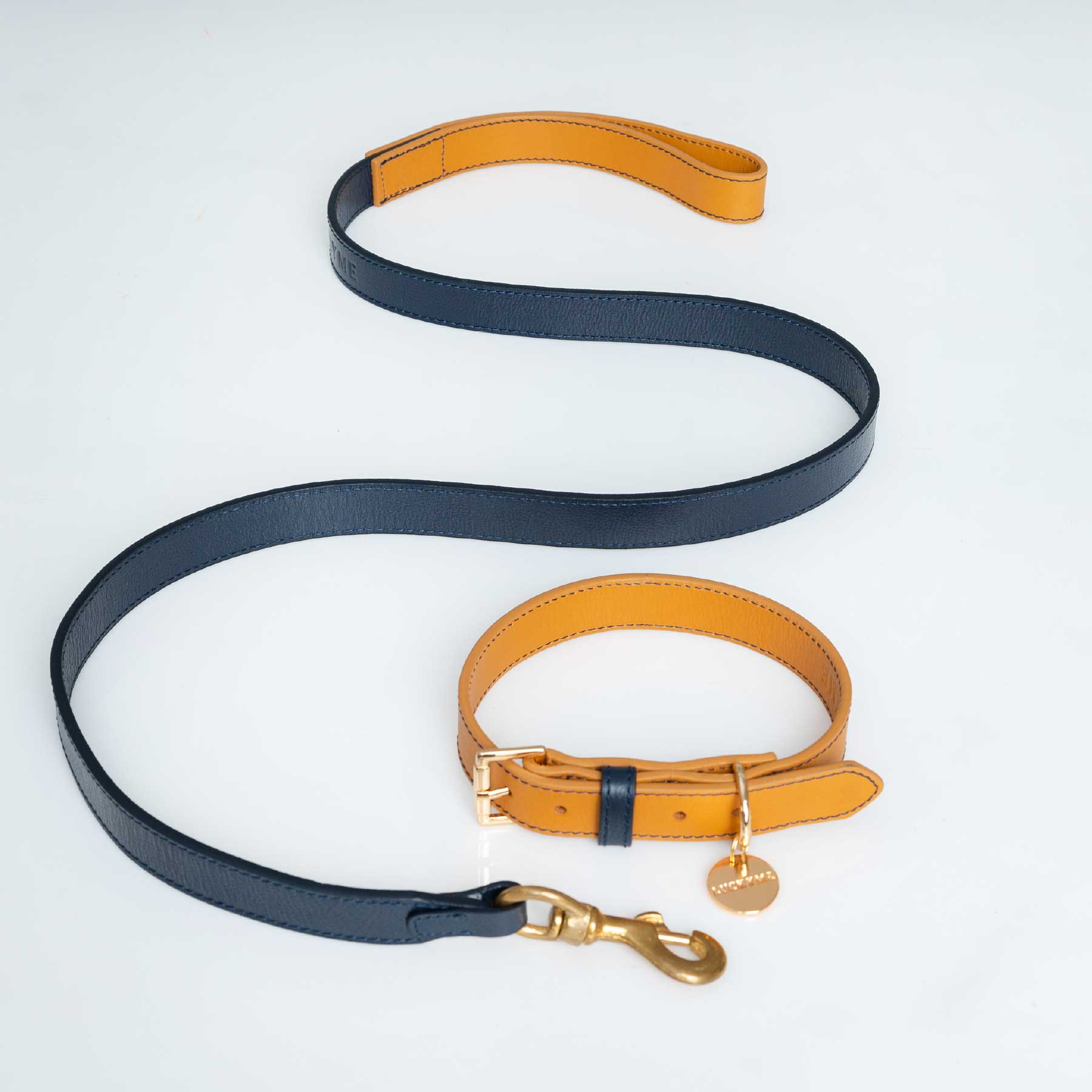 Set Collar Coconut/Blueberry & Correa Blueberry/Coconut